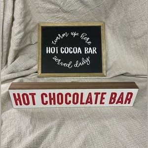 COPY - HOT CHOCOLATE SIGNS